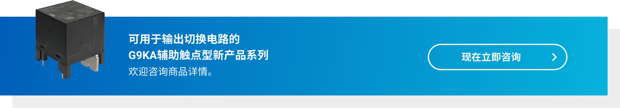 可用于输出切换电路的G9KA辅助触点型新产品系列欢迎咨询商品详情。现在立即咨询